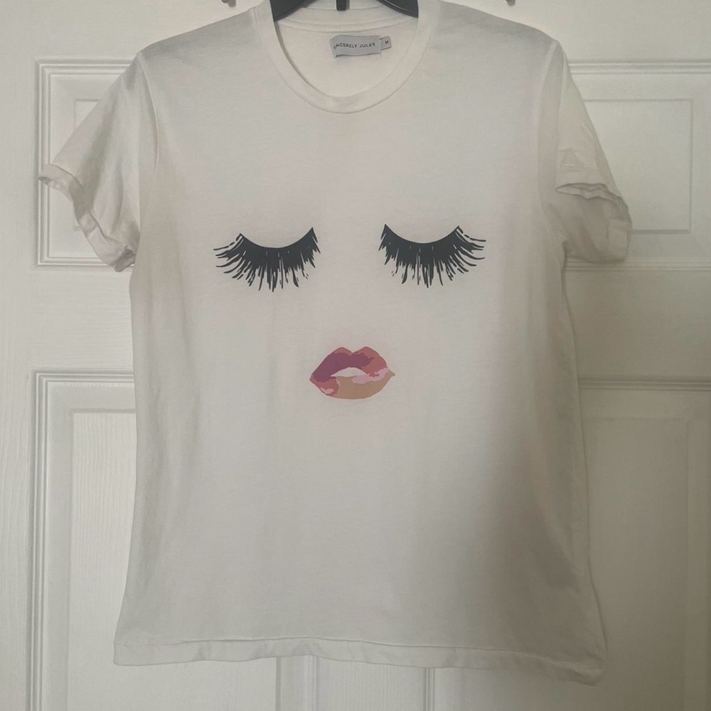 Sincerely Jules White Tee with Graphic Print purchased at Nordstrom